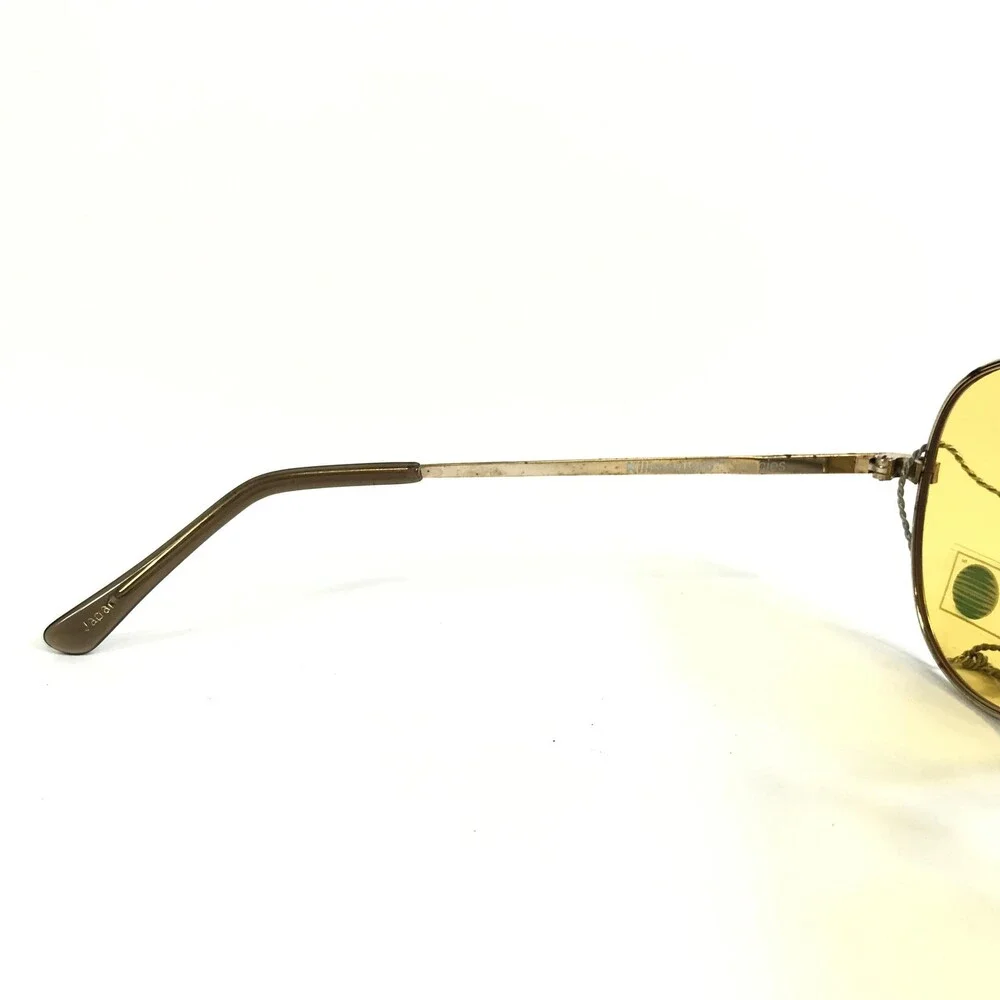 Vintage Serengeti Sunglasses Mens 5123S Kilimanjaro Gold Aviator Yellow